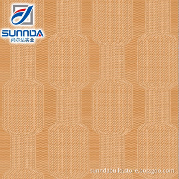 Sunnda orange grey ceramic linen look tile for sitting room